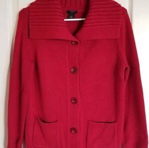 Ann Taylor red sweater
